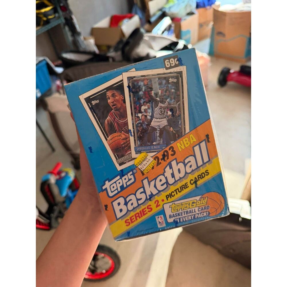 1992-93 Topps Basketball Series 2 Factory Sealed 36 Pack Box Shaq Rookie Year